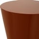 preview thumbnail 4 of 2, Uttermost Hepler Gloss Terracotta Drink Table