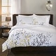 preview thumbnail 1 of 3, Superior Reed Embroidered 3-piece Cotton Duvet Cover Set White - Full - Queen