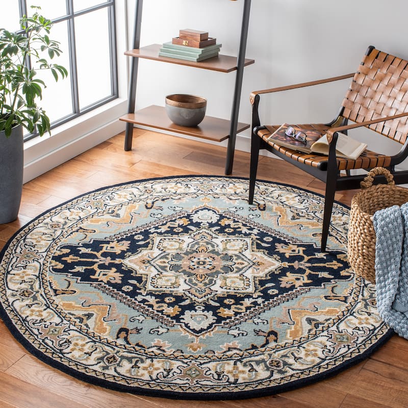 SAFAVIEH Handmade Heritage Asia Traditional Oriental Wool Rug