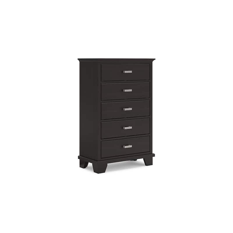 Signature Design by Ashley Covetown Dark Brown Chest of Drawers