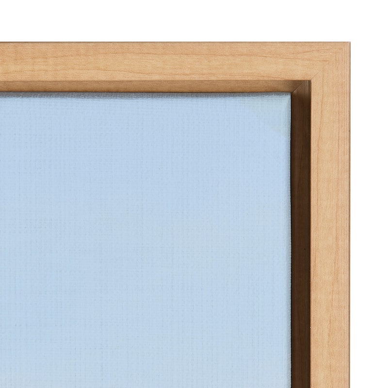 Kate and Laurel Sylvie Beach Solo Framed Canvas by Queenbe Monyei