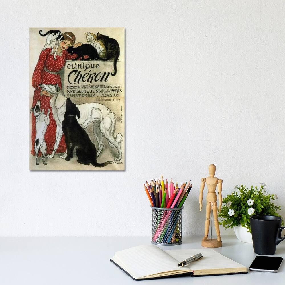 iCanvas "Clinique Cheron Advertising Vintage Poster" by Unknown Artist Canvas Print