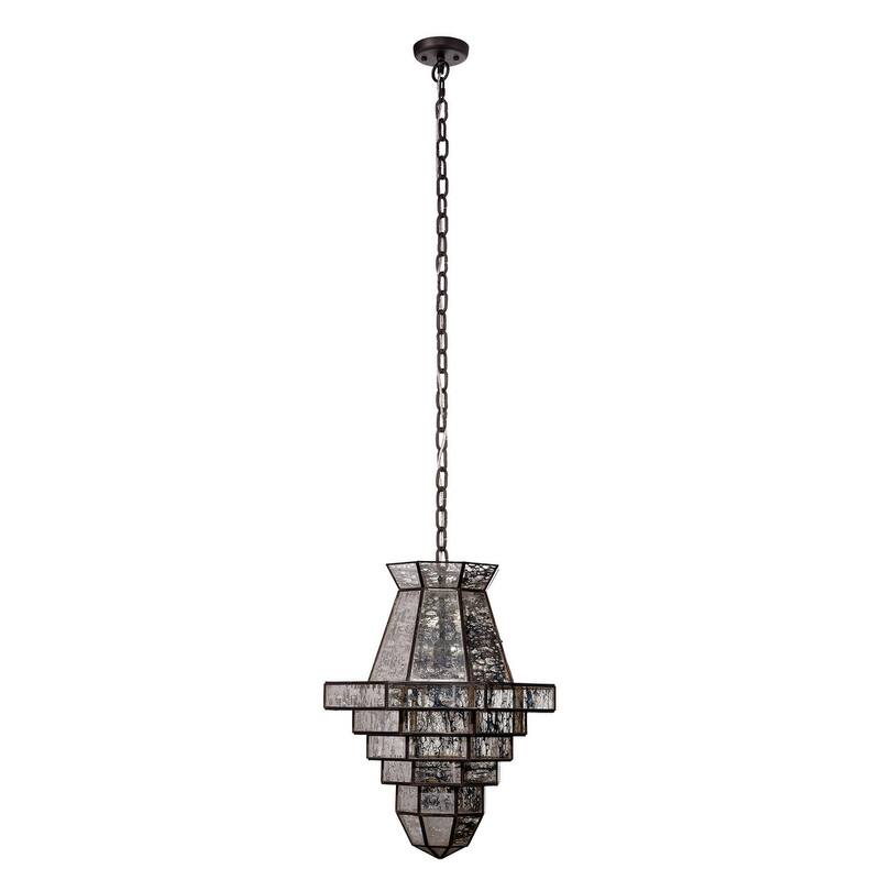 Jamie Young Imperial 1-Light Glass and Metal Pendant - 60 Max Wattage, Volts 120