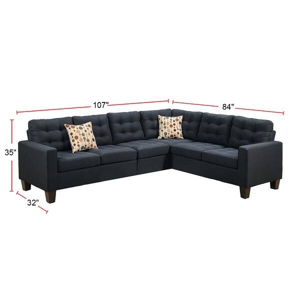 4 Piece Sectional Sofa with Pillows Bed Bath & Beyond 33788950