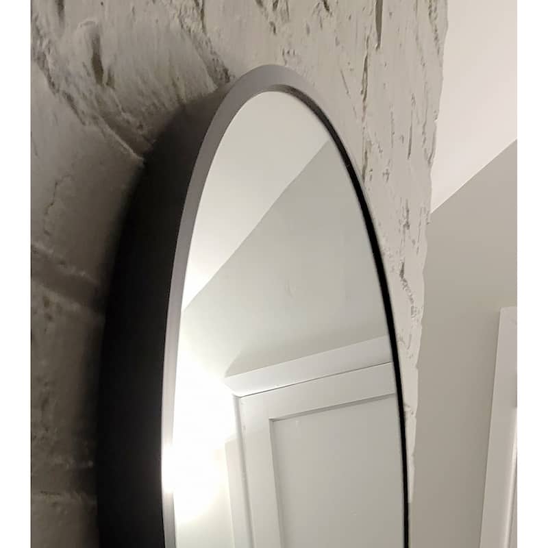 Rita Metal Framed Oval Wall Mirror Bathroom Vanity Mirror