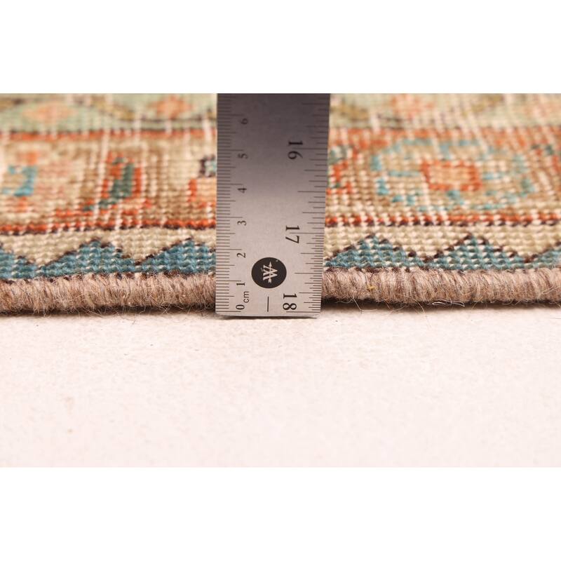 ECARPETGALLERY Hand-knotted Antalya Vintage Copper Wool Rug - 7'2 x 10'2