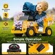 preview thumbnail 5 of 8, Costway Ride on Dump Truck with One-Button Start Horn Adjustable Dump - See Details