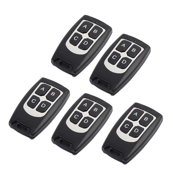 5pcs Black 100 Meters 4 Keys Digital Remote Controller for Signal Control