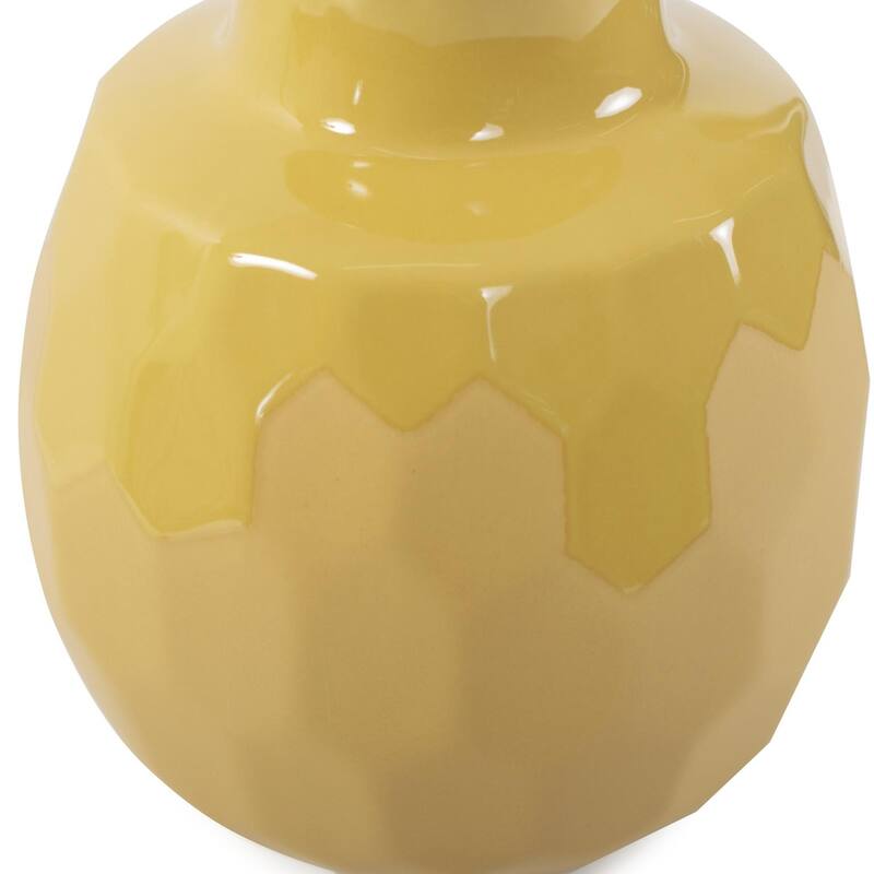 Golden Bee Ceramic Vase