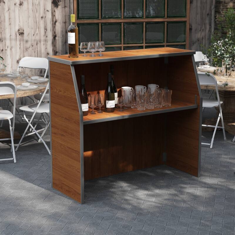 4' Laminate Foldable Bar - Portable Event Bar - Caterering/Bartendar Bar