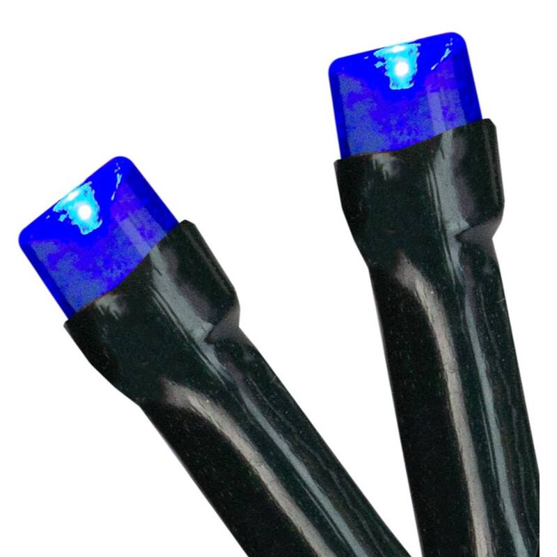 20 Battery Operated LED Wide Angle Christmas Lights - 9.5 ft Green Wire