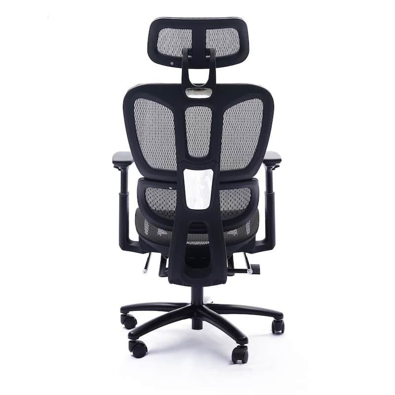 Sealy® Huxley Mesh Swivel Office Chair with Adjustable Headrest