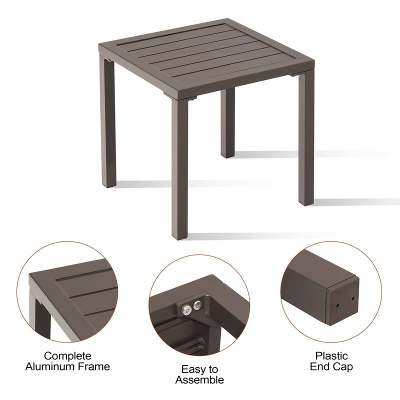 Crestlive Products Outdoor Patio Adjustable Chaise Lounge Chairs Set