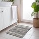 preview thumbnail 44 of 47, Premium Washable Super Soft Abstract Ombre Stripes Mayfield Rug Gray - 1' 8" x 2' 6" - Rectangle