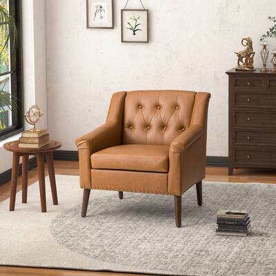 Oliarus Transitional Armchair with Nailhead Trim by HULALA HOME