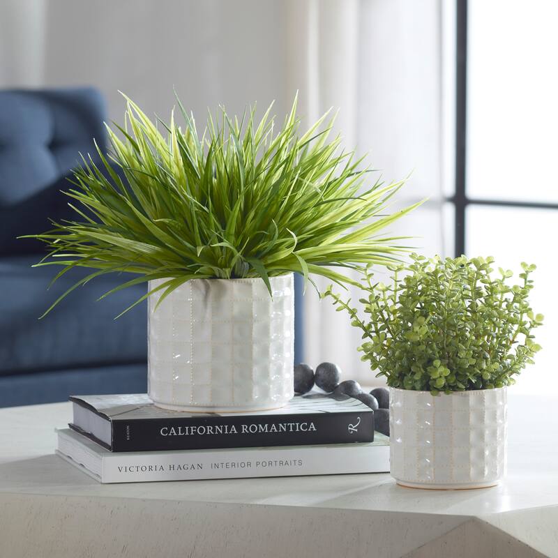 Uttermost Edgewood Greenery, Set Of 2 - 18"W x 14"H x 18"D