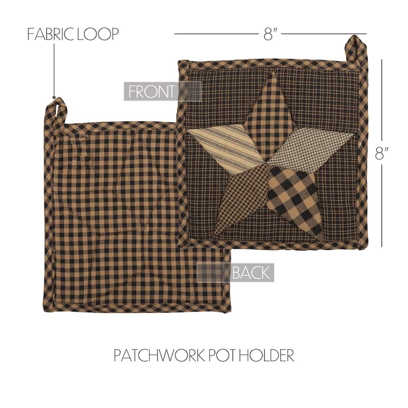 Farmhouse Star Pot Holder 8x8 - Pot Holder