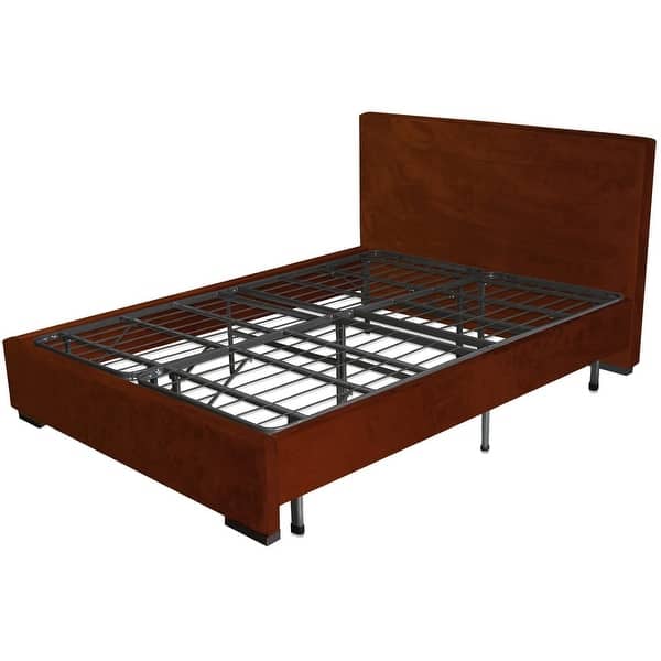 Twin Extra Long Metal Platform Bed Frame With Storage Space Pictured Overstock 29083962