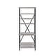 preview thumbnail 14 of 24, Rendrick Farmhouse Adjustable Shelves Bookcase by Furniture of America