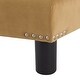 preview thumbnail 94 of 130, The Curated Nomad Performance Fabric Stardust Square Upholstered Footstool Ottoman