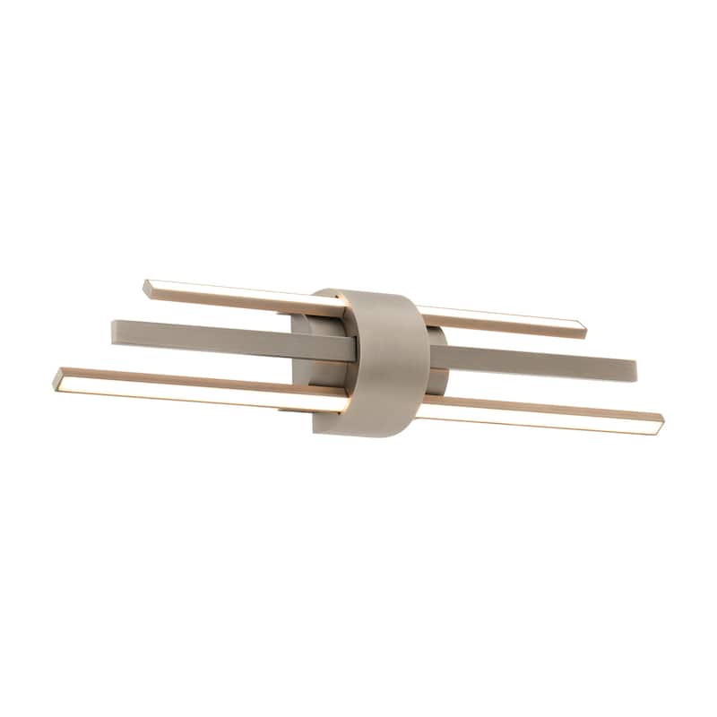Melody 22in LED Bath Vanity & Wall Light 3000K - 3.7 - Brushed Nickel