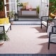 preview thumbnail 11 of 180, SAFAVIEH Courtyard Aquata Indoor/ Outdoor Waterproof Patio Backyard Rug 8' x 11' - Soft Pink/Ivory