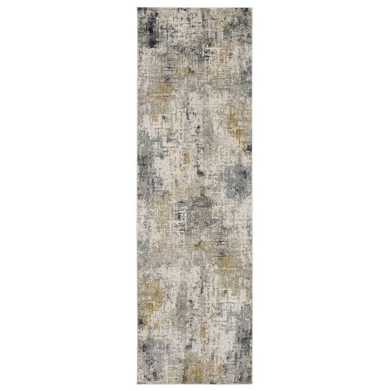 Karastan Tryst Marseille Area Rug - 2' 6" x 8' - Grey - Runner