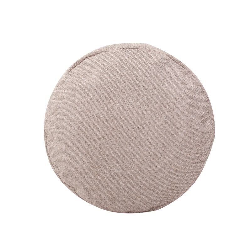 Allan Andrews Round Foot Pouf Panama Sand