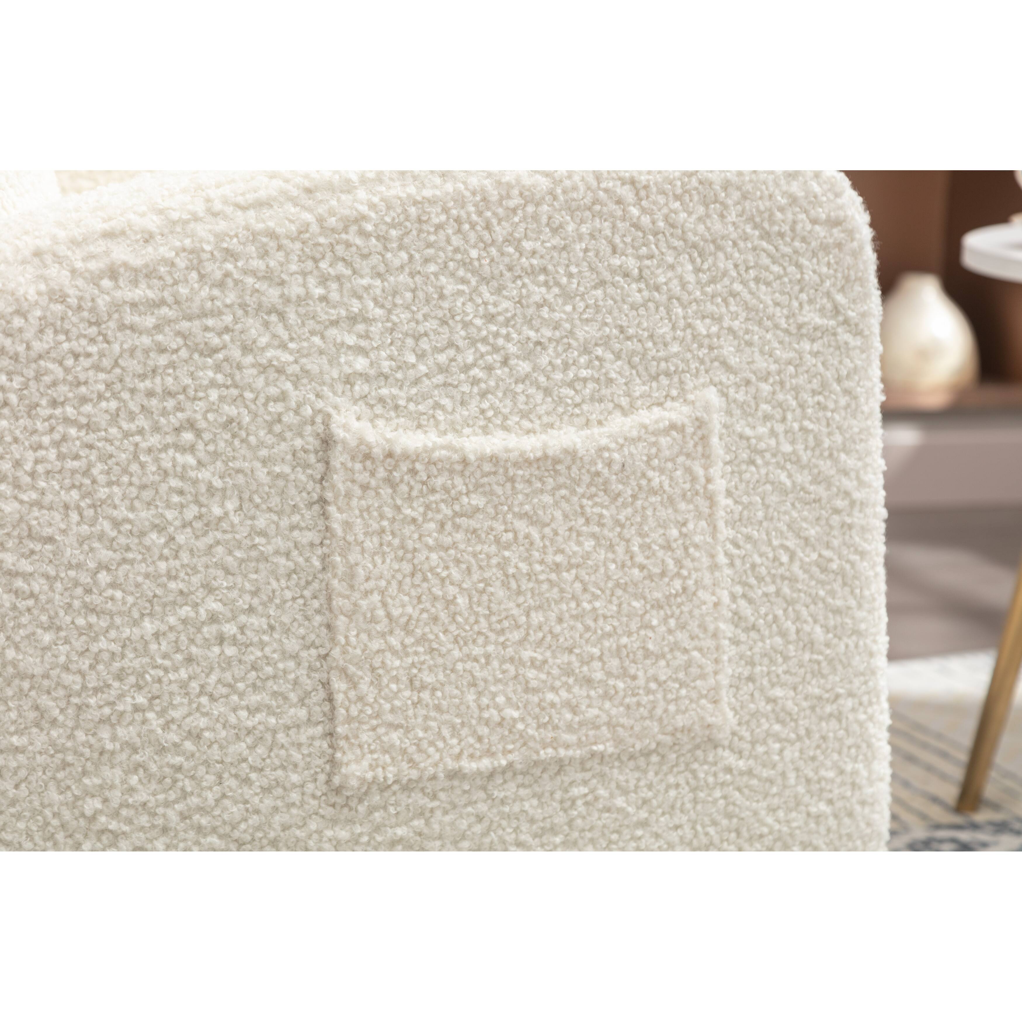 360 Degree Swivel Lounge Chairs Rocking Chair for Nursery Upholstered