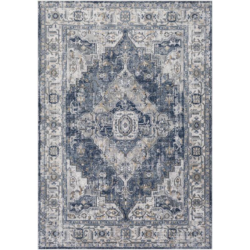 Livabliss Jolie Transitional Medallion Area Rug