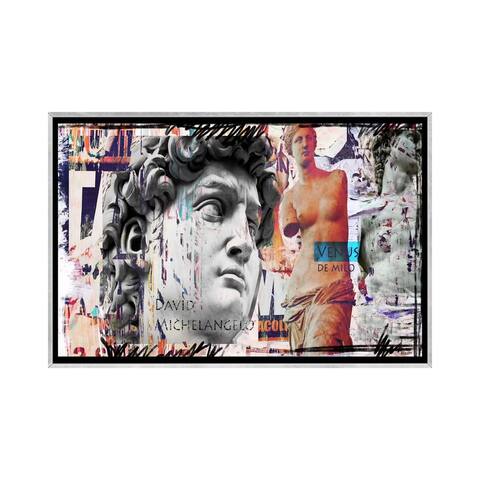 iCanvas "David and Venus" by Luz Graphics Framed