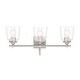 preview thumbnail 2 of 0, Minka Lavery 4003 Antonia 3 Light 25" Wide Vanity Light with Clear