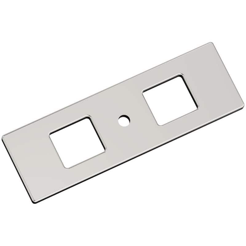 Amerock BP37780 Medora 1-3/16" Backplate for Cabinet Knobs - Polished Nickel