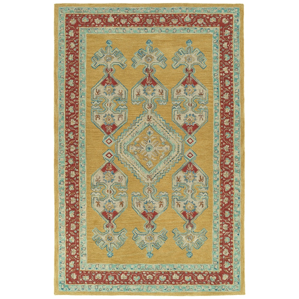 Charlotte Collection Black Hand Tufted Indoor Area Rug