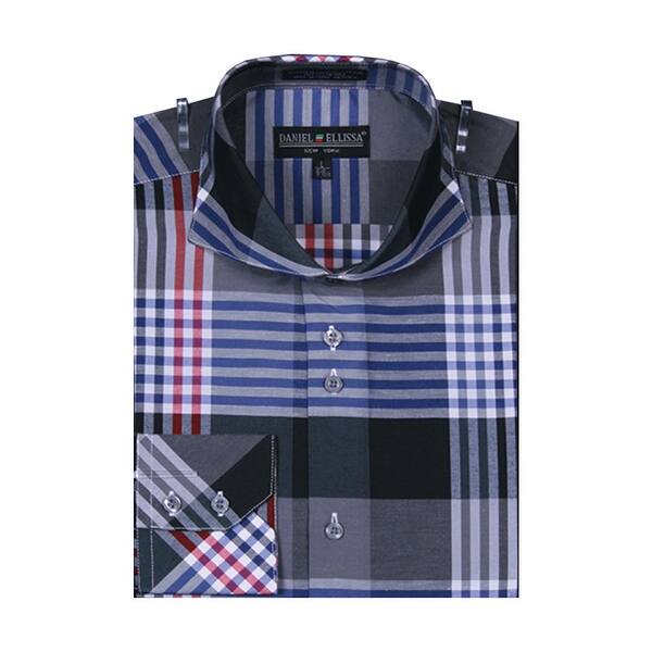 Shop Men S Stylish Multi Check Fancy Shirt Overstock 21489432