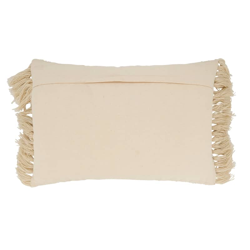 Fringe Haven Outdoor Throw Pillow