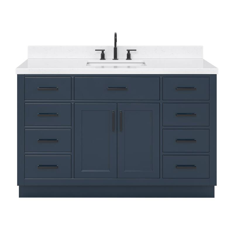 Ariel T054SCQRVO Hepburn 54" Free Standing Single Basin Vanity Set