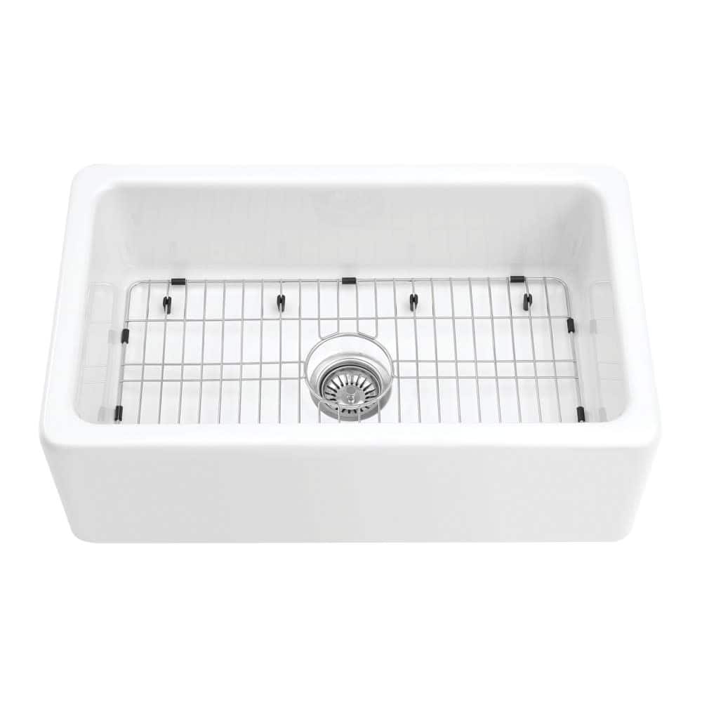 Kingston Brass KGPF311910YBC Traditional 29-3/4" Farmhouse Single