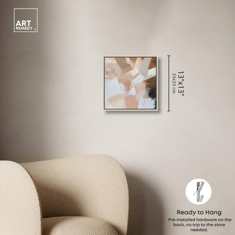 Taupe and Ash II Canvas by Art Remedy