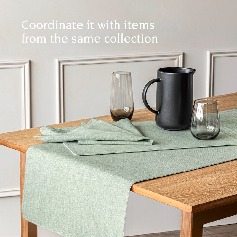 over&back 100% Cotton Woven Chambray Placemats - Set of 4