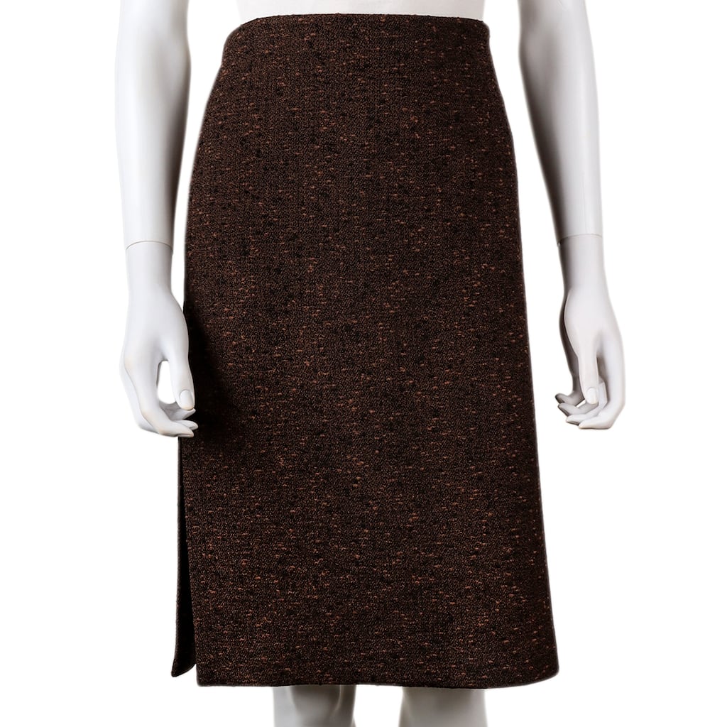 Gucci Seeded Wool Skirt