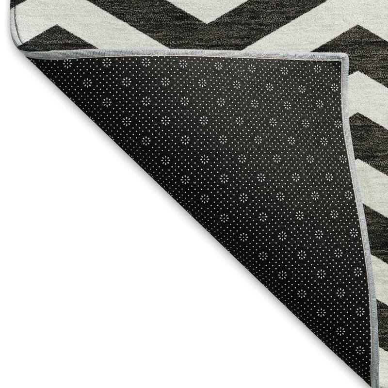 Premium Washable Super Soft Modern Chevron Mayfield Rug