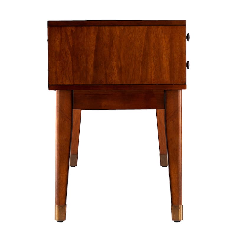 SEI Furniture Morgenstern Midcentury Modern Upholstered Storage Bench