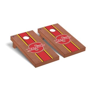 California State Stanislaus Warriors Rosewood Cornhole Board Set