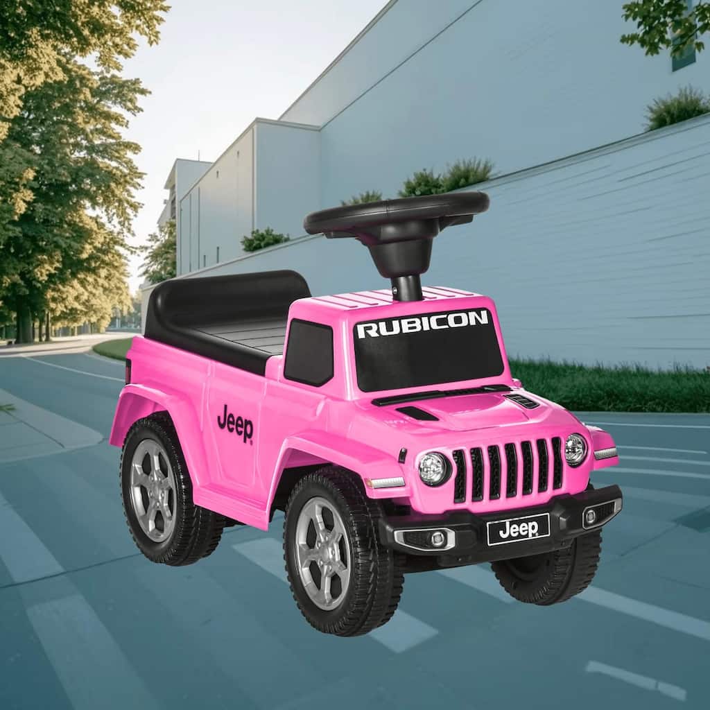 Foot-to-Floor Kids Ride On Push Car with Horn, Engine Sounds, Under-Seat Storage, and Durable Wheels for Toddlers Aged 1.5-3