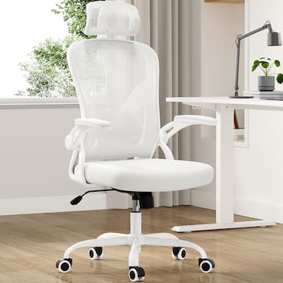 Ergonomic Office Chair, Office Desk Chair with Headrest, High Back Computer Chair with Armrests and Adjustable Lumbar Support