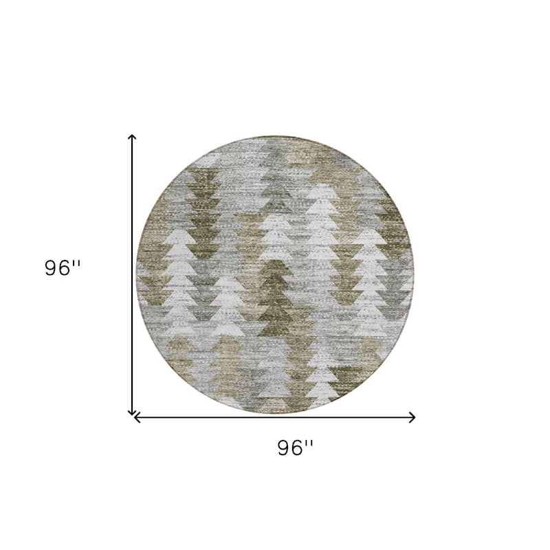 HomeRoots Geometric Transitional Rectangle Outdoor Rug