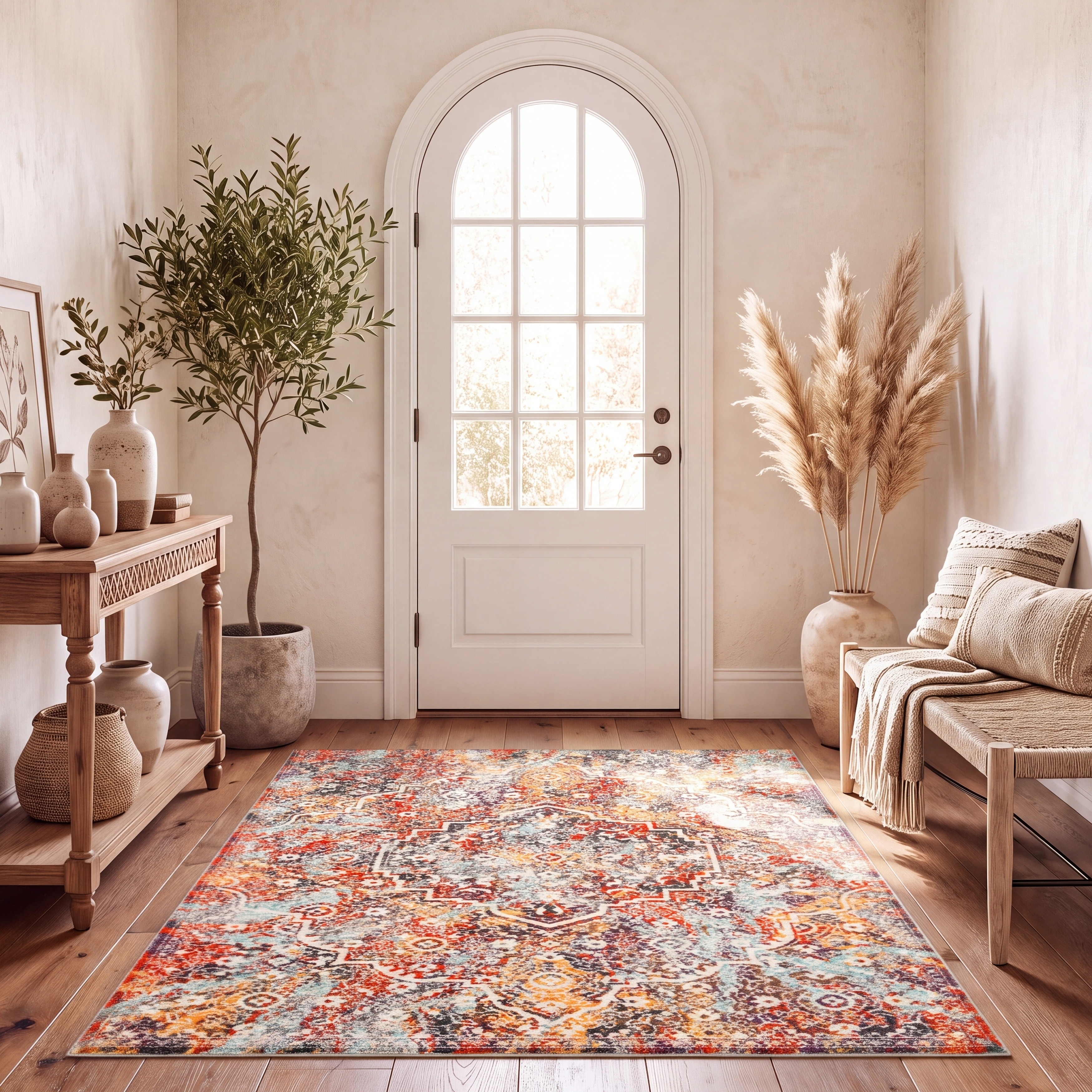 SAFAVIEH Madison Shirlee Vintage Boho Oriental Rug