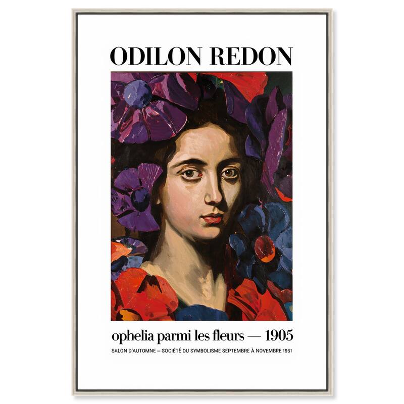Vision of Ophelia Canvas by Art Remedy - Silver - 20" x 30"