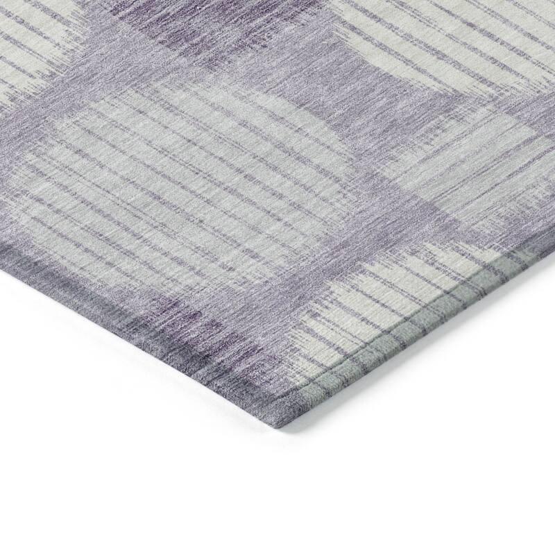 HomeRoots Geometric Transitional Rectangle Outdoor Rug